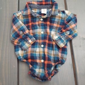 ❤️5 for $10❤️Baby flannel onesie